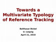 Research paper thumbnail of Towards a multivariate typology of reference tracking