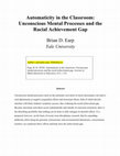 Research paper thumbnail of Automaticity in the classroom: unconscious mental processes and the racial achievement gap