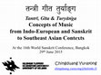 Research paper thumbnail of Tantrī, Gīta & Turyāṅga: Concepts of Music from Indo-European and Sanskrit to Southeast Asian Contexts