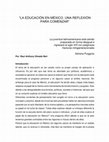 Research paper thumbnail of El sistema eduativo en México, una reflexión para comenzar