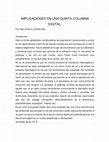 Research paper thumbnail of Análisis de la quinta columna