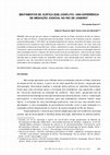 Research paper thumbnail of Sentimentos de justiça e(m) conflito: uma experiência de mediação judicial no Rio de Janeiro