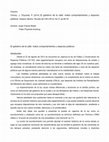 Research paper thumbnail of El gobierno de la calle: malos comportamientos y espacios públicos