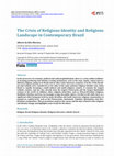 Research paper thumbnail of The crisis of religious identity in Brazil