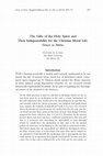 Research paper thumbnail of The Gifts of the Holy Spirit and their Indispensability for the Christian Moral Life:  Grace as Motus