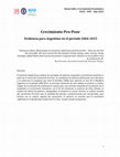 Research paper thumbnail of Crecimiento Pro-Poor. Evidencia para Argentina 2004-2015