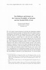 Research paper thumbnail of Von Balthasar and Journet on the Universal Possibility of Salvation and the Twofold Will of God