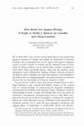 Research paper thumbnail of How Barth Got Aquinas Wrong: A Reply to Archie J. Spencer on Causality and Christocentrism