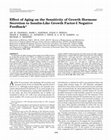 Research paper thumbnail of Effect of Aging on the Sensitivity of Growth Hormone Secretion to Insulin-Like Growth Factor-I Negative Feedback 1