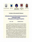 Research paper thumbnail of Inter-religious and Inter-cultural Dialogue Conference