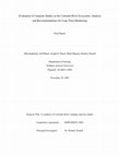 Research paper thumbnail of Evaluation of Campsite Studies in the Colorado River Ecosystem: Analysis and Recommendations for Long Term Monitoring Final Report