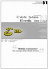 Research paper thumbnail of Vol 2, No 1 (2011): Metodo o contenuto? Note a margine della Filosofia Analitica