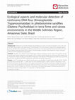 Research paper thumbnail of Ecological aspects and molecular detection of Leishmania DNA Ross (Kinetoplastida: Trypanosomatidae) in phlebotomine sandflies (Diptera: Psychodidae) in terra firme and várzea environments in the Middle Solimões Region, Amazonas State, Brazil