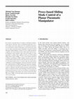 Research paper thumbnail of Proxy-based Sliding Mode Control of a Planar Pneumatic Manipulator