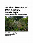 Research paper thumbnail of On the Direction of 19th Century Poetic Style, Underwood and Sellers 2015