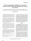 Research paper thumbnail of Effects of chlorthalidone and diltiazem on myocardial ischemia in elderly patients with hypertension and coronary artery disease