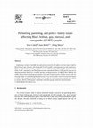 Research paper thumbnail of Partnering, parenting, and policy: family issues affecting Black lesbian, gay, bisexual, and transgender (LGBT) people