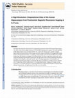 Research paper thumbnail of A high-resolution computational atlas of the human hippocampus from postmortem magnetic resonance imaging at 9.4 T