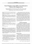 Research paper thumbnail of Novel Mutation in the CHRDL1 Gene Detected in Patients With Megalocornea