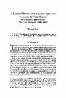 Research paper thumbnail of A kalman filter-gravity equation approach to assess the trade impact of economic integration: The case of Spain, 1986–1992