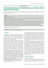 Research paper thumbnail of The association between diet quality indices and obesity: Tehran Lipid and Glucose Study