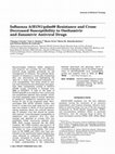 Research paper thumbnail of Influenza A(H1N1)pdm09 resistance and cross-decreased susceptibility to oseltamivir and zanamivir antiviral drugs