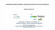 Research paper thumbnail of REDESIGNING URBAN GOVERNANCE: CREATING RISK NEUTRAL CITIES FOR SUSTAINABILITY