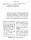 Research paper thumbnail of Density Functional Description of the Ferromagnetic Exchange Interactions between Semiquinonato Radicals Mediated by Diamagnetic Metal Ions