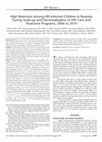 Research paper thumbnail of High Retention among HIV-Infected Children in Rwanda during Scale-up and Decentralization of HIV Care and Treatment Programs, 2004-2010