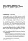 Research paper thumbnail of Diskurs, Diskontinuität und historisches Apriori: Michel Foucaults "Die Ordnung der Dinge", "Archäologie des Wissens" und "Die Ordnung des Diskurses"