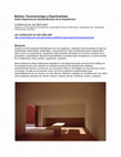 Research paper thumbnail of Belleza, Fenomenología y Espiritualidad. Sobre Experiencias Extraordinarias de la Arquitectura