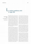 Research paper thumbnail of Cultura andaluza ante el siglo XXI. Boletín Patrimonio Histórico-PH, 27 (1999), pp. 100-101