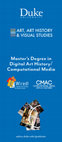 Research paper thumbnail of DUKE MASTER DIGITAL ART HISTORY/COMPUTATIONAL MEDIA