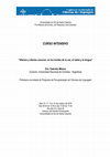 Research paper thumbnail of Programa Curso de posgrado: "Afectos y efectos sonoros: en los bordes de la voz, el habla y la lengua"