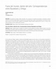 Research paper thumbnail of "Fuera del mundo, dentro del arte. Correspondencias entre Baudelaire y Ortega", Boletín de Arte de Málaga, nº 37, 2016, pp. 149-156.
ISSN: 0211-8483