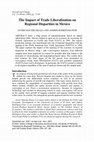 Research paper thumbnail of The Impact of Trade Liberalization on Regional Disparities in Mexico