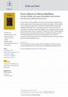 Research paper thumbnail of Power Objects in Tibetan Buddhism: The Life, Writings, and Legacy of Sokdokpa Lodrö Gyeltsen_press release