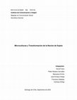 Research paper thumbnail of Microculturas y Transformación de la Noción de Sujeto