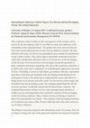 Research paper thumbnail of International Conference Call for Papers: Tax Havens and the Developing World: The Global Dimension