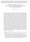 Research paper thumbnail of Discursive Knowledge Construction or ‘There is only one thing worse than being talked about and that is not being talked about’