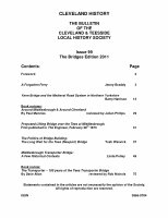 Research paper thumbnail of 'The Politics of Bridge Building: The Long Wait for the Tees (Newport) Bridge', Cleveland History (99), August 2011, pp.37-48. ISSN 0966-0704