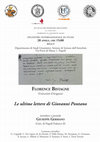 Research paper thumbnail of Conference: Florence BISTAGNE (Université d’Avignon), Le ultime lettere di Giovanni Pontano