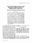 Research paper thumbnail of Cell cycle regulation of human diploid fibroblasts: Possible mechanisms of platelet-derived growth factor