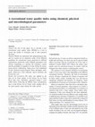 Research paper thumbnail of A recreational water quality index using chemical, physical and microbiological parameters