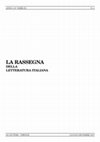 Research paper thumbnail of «La Rassegna della Letteratura italiana», 2 (2015)