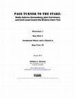 Research paper thumbnail of Page Turner to the Starz: Nadia Salerno-Sonnenberg, John Cerminaro, and Cecil Licad record the Brahms Horn Trio