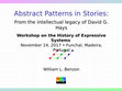 Research paper thumbnail of Abstract Patterns in Stories: From the intellectual legacy of David G. Hays