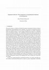 Research paper thumbnail of Argument selectors: New perspective on grammatical relations. An introduction