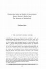 Research paper thumbnail of Democritus Junior as Reader of Auctoritates. Robert Burton’s method and The Anatomy of Melancholy