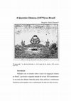 Research paper thumbnail of "A Questão Chinesa (1879) no Brasil" Revista de Estudos Brasileiros Vol. 14. March 2018. Portuguese Dept., Osaka University. ISSN 1881-2317